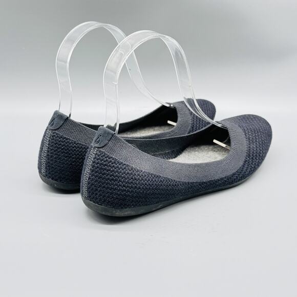 Allbirds Shoes Womens 6.5 Blue Tree Breezers Ballet Flats Sustainable Knit - Picture 8 of 12